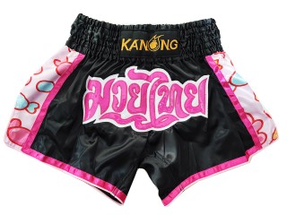 KANONG ムエタイパンツ : KNS-501-ブラック