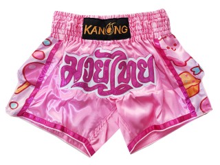 KANONG ムエタイパンツ : KNS-501-ピンク