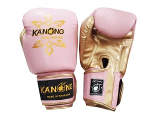 Kanong ムエタイグローブ : Thai Power ピンク/ゴールド