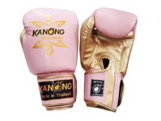 Kanong ムエタイグローブ : Thai Power ピンク/ゴールド