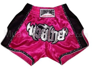 LUMPINEE RETRO タイボクシングパンツ ムエタイ パンツ  : LUMRTO-003 ローズピンク