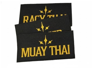 追加オプション用カスタムロゴ入り小型刺繍パッチ