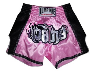 Lumpinee ムエタイパンツキッズ キック キック ボクシング パンツ 子供  : LUMRTO-003-ピンク-K