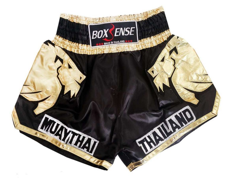 Boxsense タイボクシングパンツ Bxs 303 ゴールド ムエタイ 用品 Japanmuaythai Com