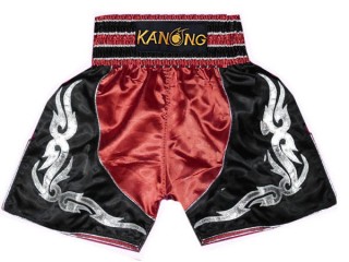 カノン  ボクシングショーツ : KNBSH-202-赤 -黒