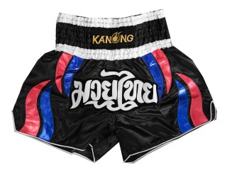 KANONG キックボクシングパンツ : KNS-138-黒