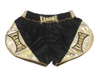 KANONG キックパンツ レディース : KNSRTO-201-黒-ゴールド